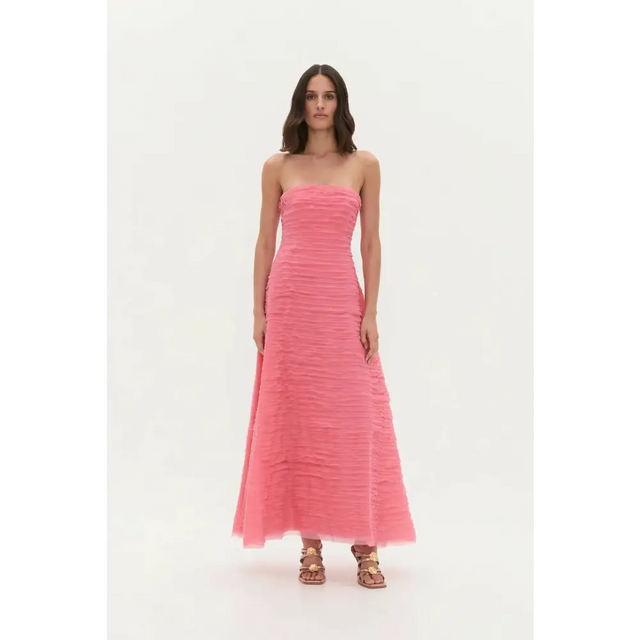 Aje Pink Soundscape Maxi - 4 / Pink - Dresses