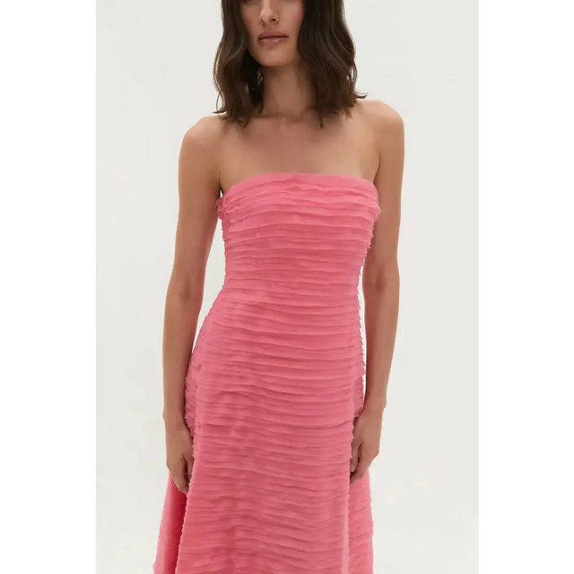 Aje Pink Soundscape Maxi - 4 / Pink - Dresses
