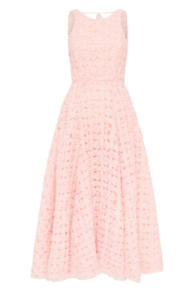 Aje Quintette Backless Midi Dress Pink Size AU 12 - 12 / Pink - Dresses