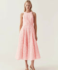 Aje Quintette Backless Midi Dress Pink Size AU 12 - 12 / Pink - Dresses