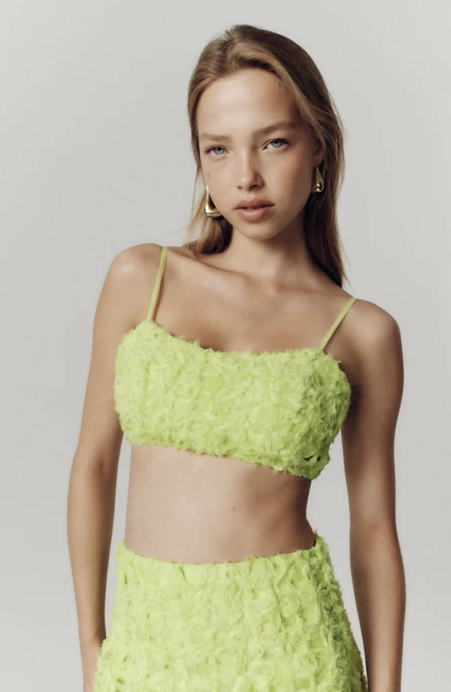 AJE - Aje Quintette Textured Midi Skirt & Bralette