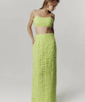 AJE - Aje Quintette Textured Midi Skirt & Bralette