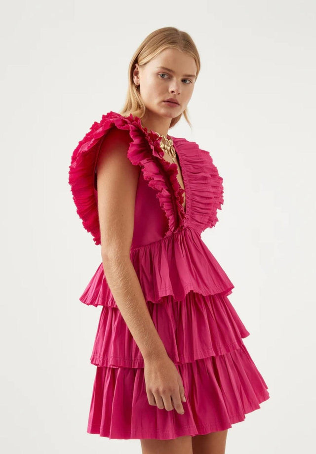 AJE - Aje Rhythmic Frilled Mini Dress