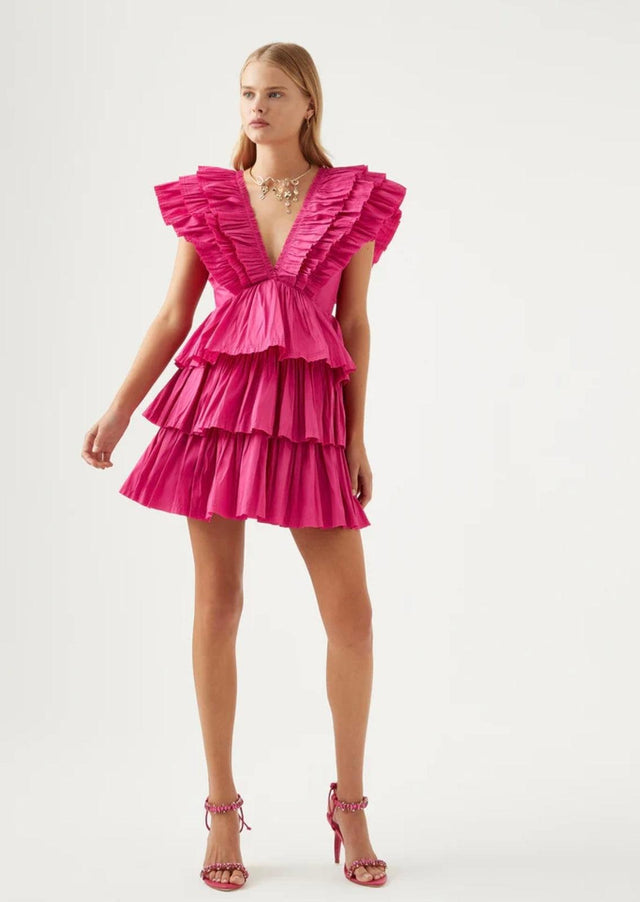 AJE - Aje Rhythmic Frilled Mini Dress