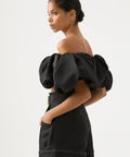 AJE - Aje Riviera Off Shoulder Tube Silk Top & Braided Silk Short Set