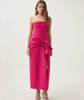 Aje Roma Draped Midi Dress Size 6 8 & 10 - Dresses