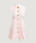 Aje Sacha Mini Dress - 10 / Pink - Dresses