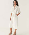 AjeSahiraBarbstitchMidiDressSIDE
