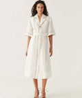 AjeSahiraBarbstitchMidiDressFRONTVIEW