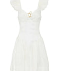 Aje Simone Dress White - 6 / White - Dresses