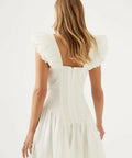 Aje Simone Dress White - 6 / White - Dresses