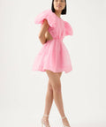 Aje Simplicity Cut out Mini Dress - 6 / Pink - Dresses