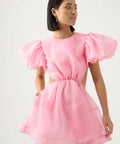 Aje Simplicity Cut out Mini Dress - 6 / Pink - Dresses