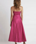 Aje Solstice Strappy Ring Midi Dress - 8 / Pink - Dresses