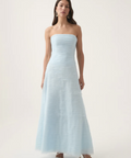 Aje Soundscape Maxi Dress Blue - Dresses