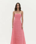AJE Soundscape Maxi Dress in Guava Pink Size 10 & 12 - 10 / Pink - Dresses