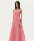AJE Soundscape Maxi Dress in Guava Pink Size 10 & 12 - Dresses