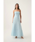 Aje Soundscape Maxi Dress Sea Breeze Size Au 6 - 6 / Blue - Dresses