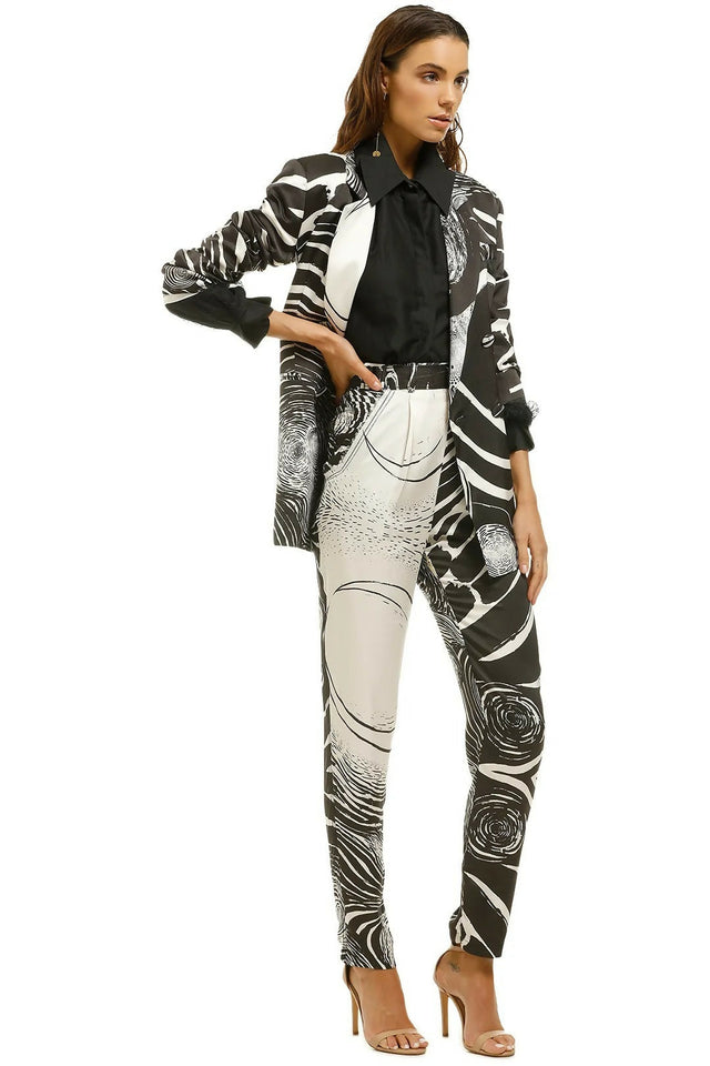 Aje Starry Night Set (Blazer Size 8 Pants Size 6) - 6 / Print - Outfit Sets