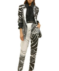Aje Starry Night Set (Blazer Size 8 Pants Size 6) - 6 / Print - Outfit Sets
