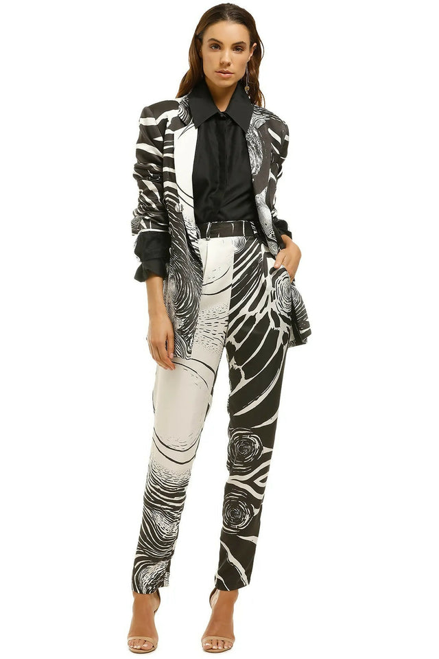 Aje Starry Night Set (Blazer Size 8 Pants Size 6) - 6 / Print - Outfit Sets