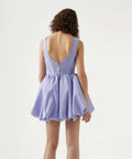 Aje Suzette Bubble Hem Mini Dress - 8 / Violet - Dresses