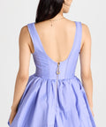 Aje Suzette Bubble Mini Dress Cool Lavender Size 8 / S - 8 / Purple - Dresses