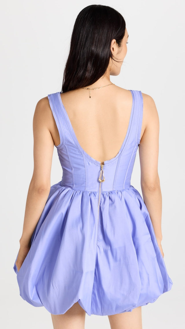 Aje Suzette Bubble Mini Dress Cool Lavender Size 8 / S - 8 / Purple - Dresses