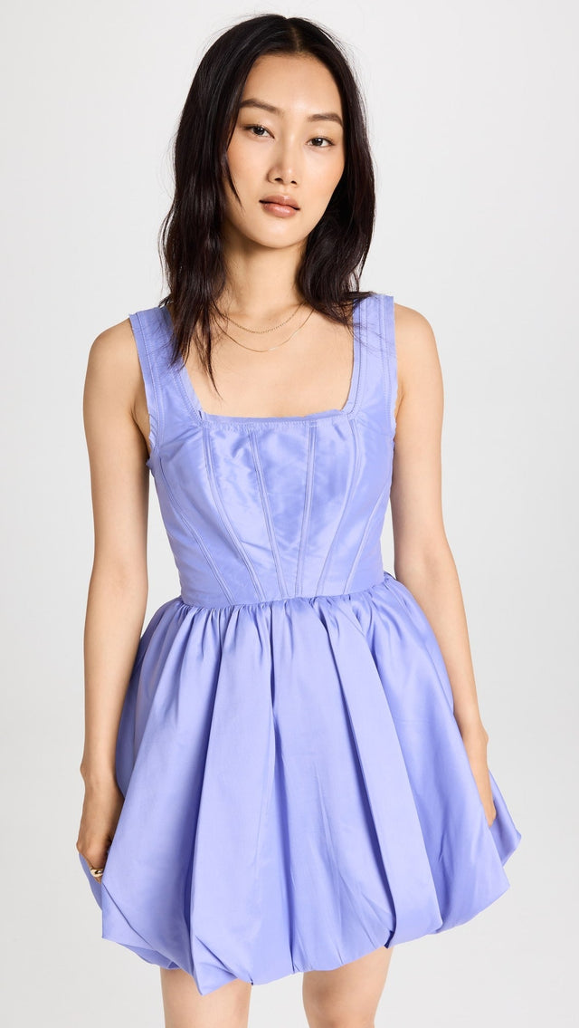 Aje Suzette Bubble Mini Dress Cool Lavender Size 8 / S - 8 / Purple - Dresses