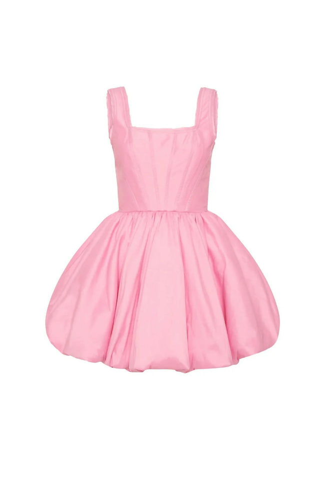 Aje Suzette Bubble Mini Dress Pink Size S/AU 8 - 8 / Pink - Dresses