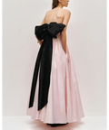 Aje Thea Gown Maxi in Pink Tint/ Black Size AU 12 - 12 / Pink - Dresses