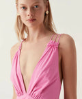 Aje Vellum Maxi Dress in Cerise Pink Size 10 - 10 / Pink - Dresses