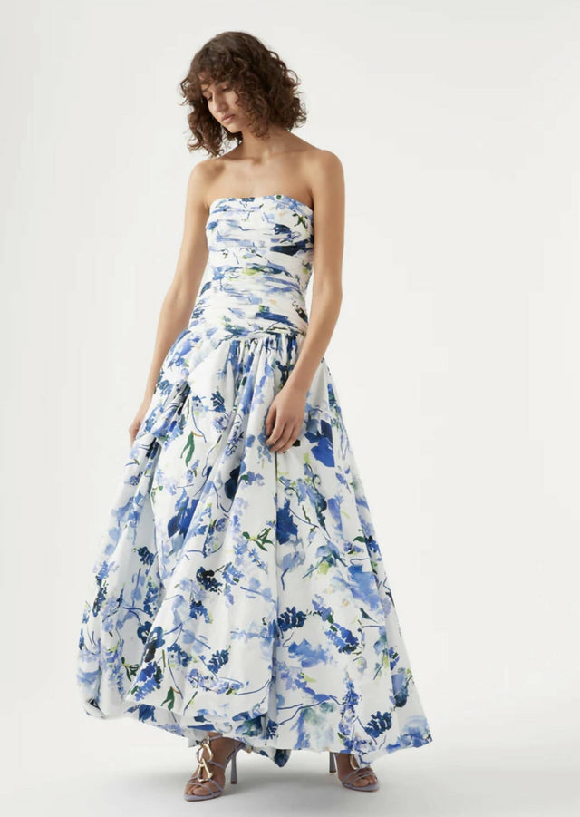 AJE - Aje Violette Bubble Hem Maxi Dress