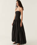 Aje Violette Bubble Hem Maxi Dress - 6 / Black - Dresses