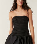 Aje Violette Bubble Hem Maxi Dress - 6 / Black - Dresses
