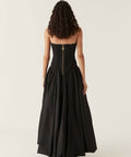 Aje Violette Bubble Hem Maxi Dress - 6 / Black - Dresses