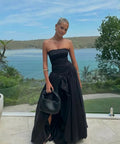 Aje Violette Bubble Hem Maxi Dress - 6 / Black - Dresses
