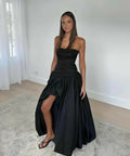 Aje Violette Bubble Hem Maxi Dress - 6 / Black - Dresses