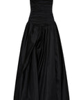 Aje Violette Bubble Hem Maxi Dress Black - Dresses