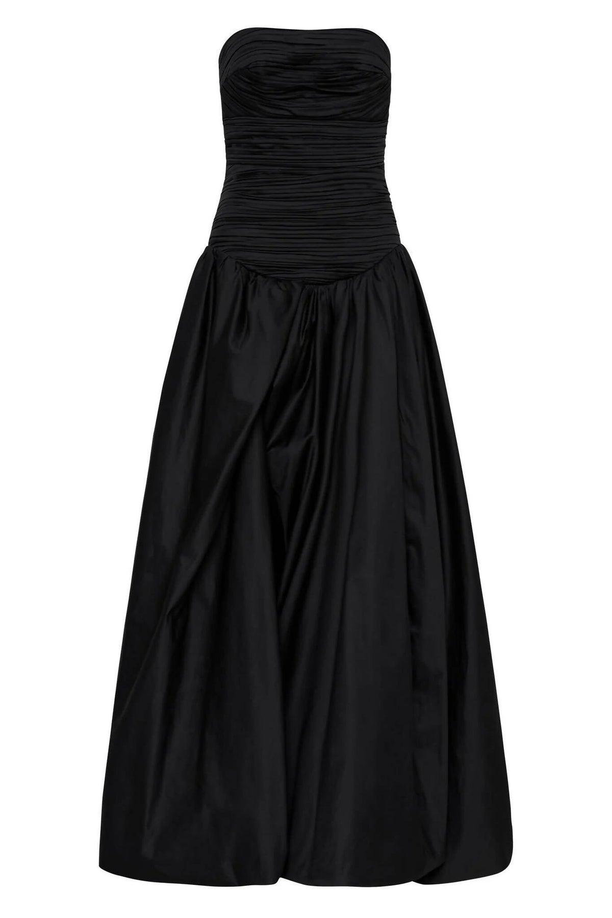 Curated Collection - Aje Violette Bubble Hem Maxi Dress in Black
