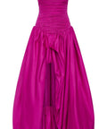 Aje Violette Bubble Hem Maxi Dress in Deep Magenta Size 6 - 6 / Pink - Dresses