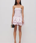 AJE Violette Bubble Hem Mini Dress Pink - 6 / Pink - Dresses
