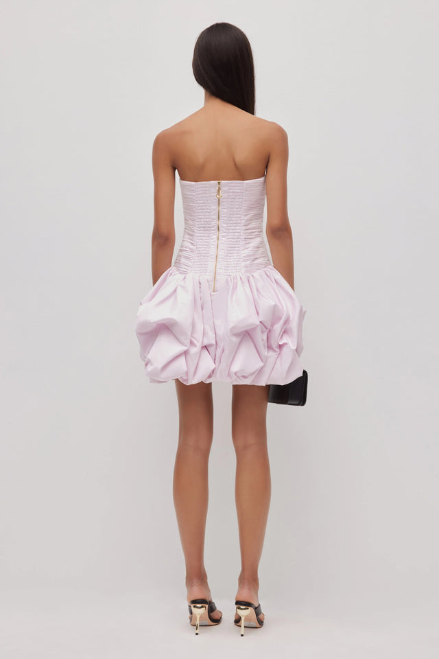 AJE Violette Bubble Hem Mini Dress Pink - 6 / Pink - Dresses