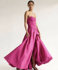 Aje Violette Bubble Maxi Dress in Deep Magenta Sz 6 - Pink / 6 - Dresses