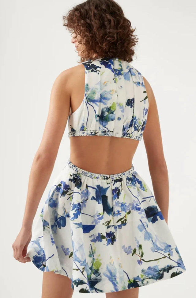 AJE - Aje Voyage Braided Cut Out Mini Dress