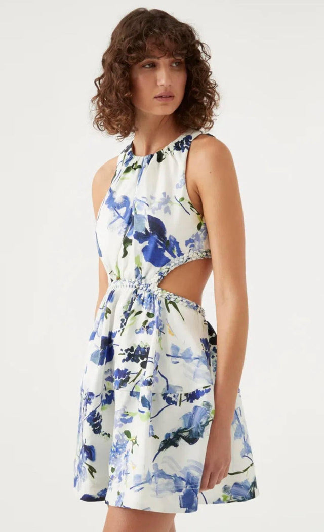 AJE - Aje Voyage Braided Cut Out Mini Dress