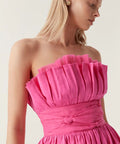 Aje Whisper Layered Mini Dress - 6 / Pink - Dresses