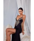Alamour The Label Greta Gown - 8 / Black - Dresses