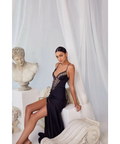 Alamour The Label Greta Gown - 8 / Black - Dresses