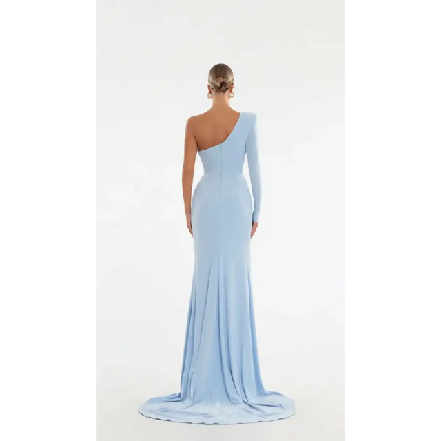 Albina Dyala Celeste Gown - 8 / Blue - Dresses
